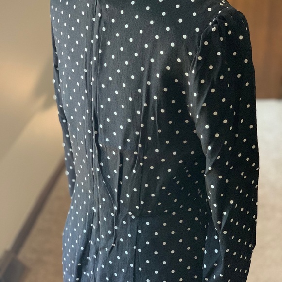 B&W Polka Dot Dress - Picture 4 of 4